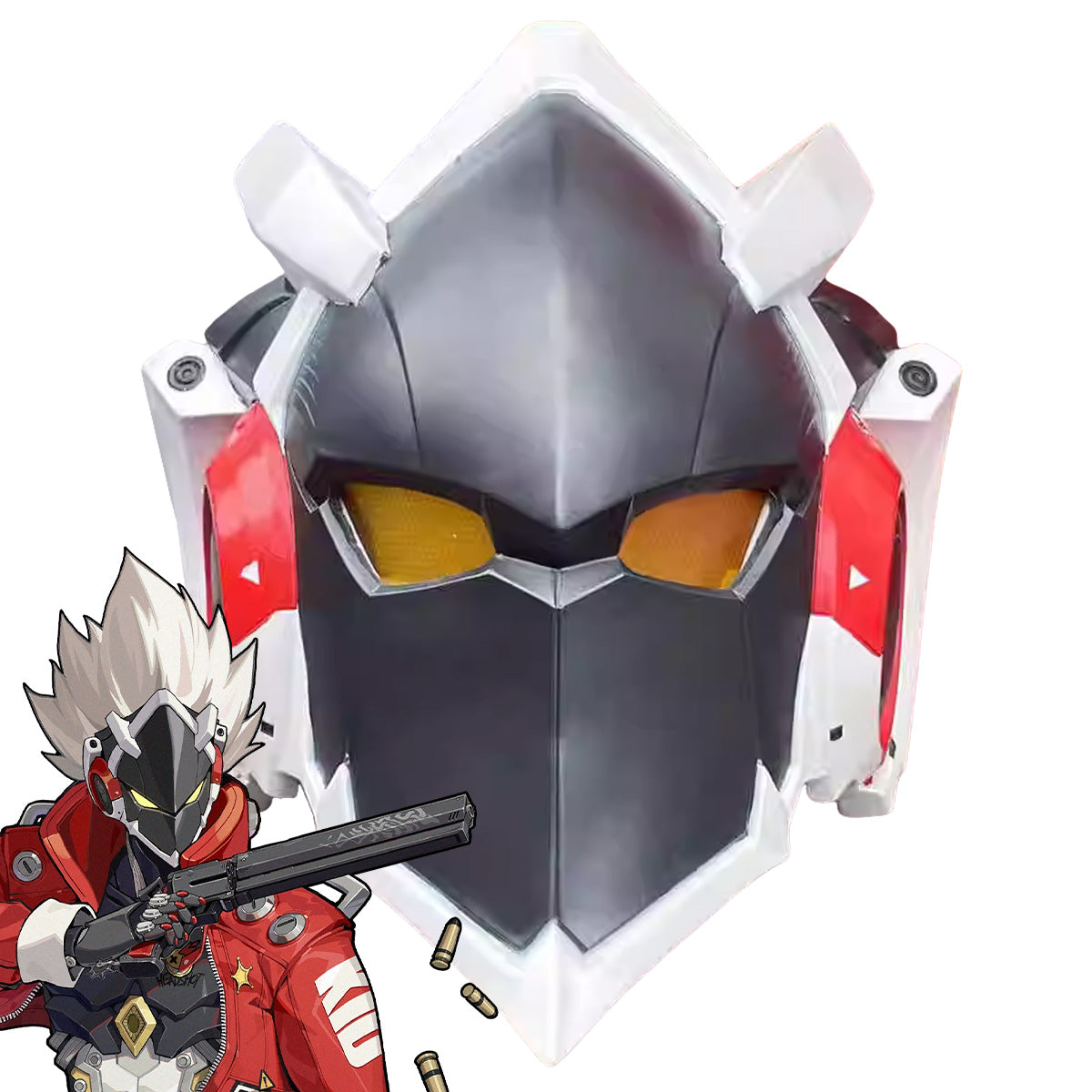 Zenless Zone Zero Billy the Kid Luminous Helmet(Without Battery) Cosplay Accessory Prop Prop - Tophatter Daily Deals